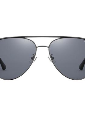 帕森太阳镜男 金属大框帅气开车驾驶专用偏光镜潮墨镜 8308