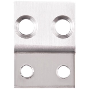 指纹锁锁体加长不锈钢导向片加宽条通用型锁具转接头非标扣板