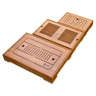 茗匠功夫茶具设计师款茶盘竹制榫卯茶海盛储水茶台大小号茶托盘