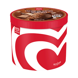 【新品】和路雪大桶冰淇淋梦龙香草/草莓/巧克力商用冰激凌3.5kg