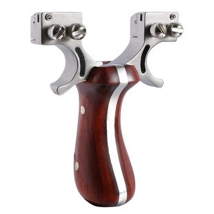 新款红外激光瞄双98K不锈钢实木夹钢反曲擒龙小象追龙弹弓打老鼠