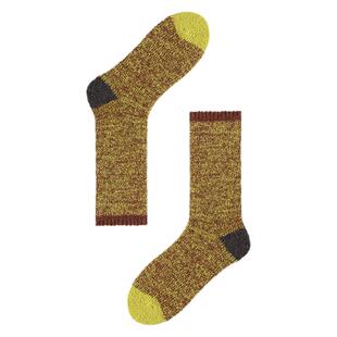 AR杂点半边绒中筒袜秋冬毛绒加厚保暖2026新款袜子r线AlmondRocks