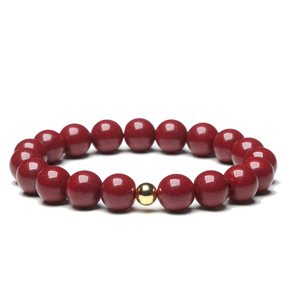 官方正品旗舰店天然朱砂散珠子