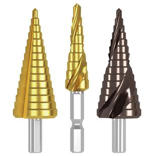 贝利宝塔钻头含钴多功能不锈钢专用神器金属阶梯扩孔高硬度开孔器