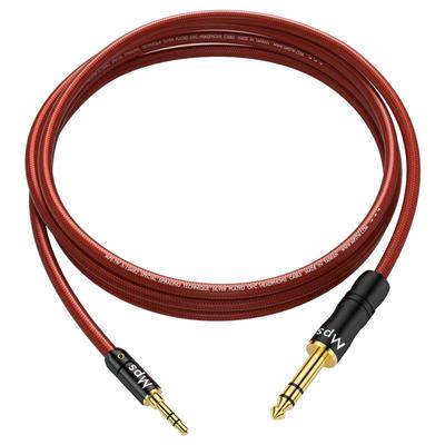 Mps发烧级3.5转6.5转3.5mm转6.35mm电吉他连接音响HiFi专用音频线