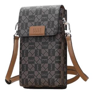 ELLE HOMME新款手机包男款轻奢时尚单肩包大容量斜挎包女式小挂包