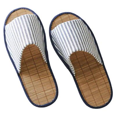 防滑静音凉爽日系竹子拖鞋夏情侣
