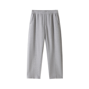 重磅｜约480g醋酸羊毛桑蚕丝 亲肤暖绒宽舒弯刀卫裤休闲裤男冬季