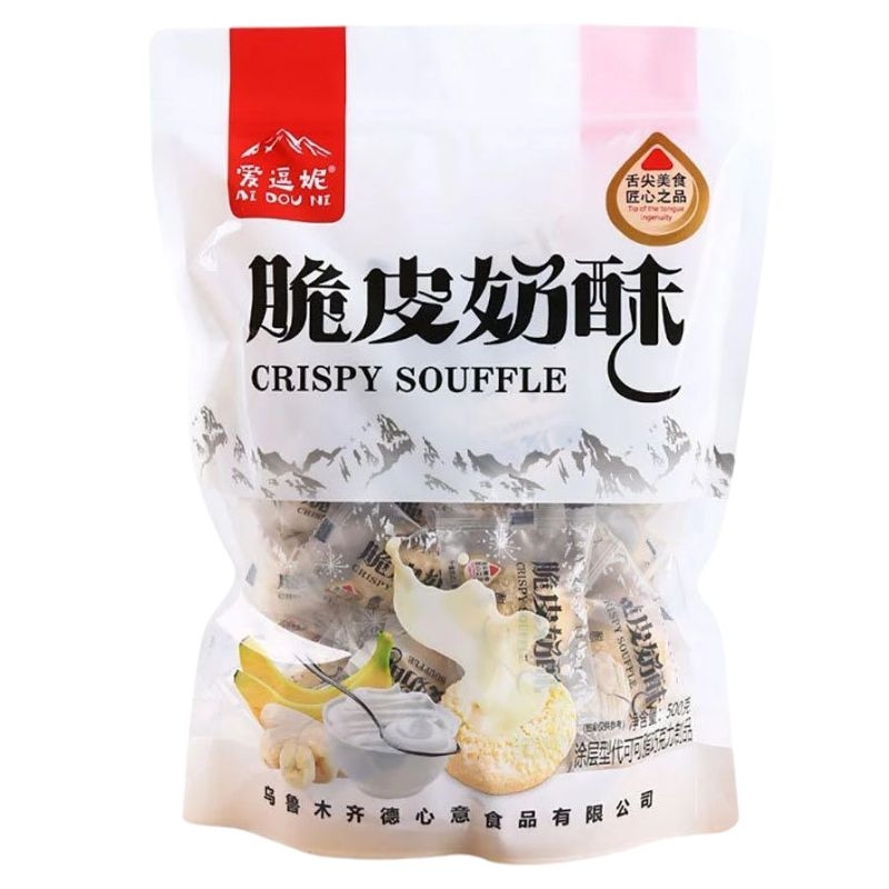 爱逗妮脆皮奶酥美味香浓独立包装