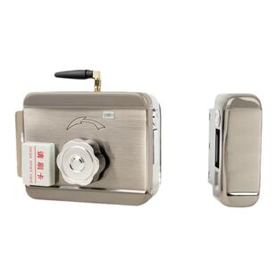 免布线系统刷卡一体锁电子遥控电磁机电控锁铁门锁IC门禁锁出租屋