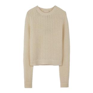 GOBI戈壁2025年秋冬新品女士圆领长袖休闲毛衣纯色羊绒衫WK0983