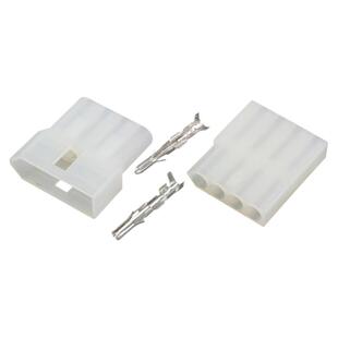 4孔连接器缝纫机绣花机汽车接插件插簧端子公母5038电缆接线接头