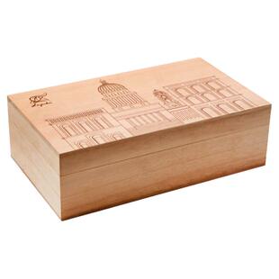 包邮 Lafuli雪松木实木雪茄盒 原木加厚雪茄醇养醒茄雪茄柜可用