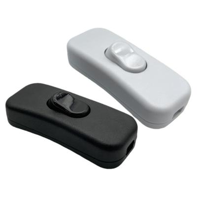 翘板开关 床头电灯LED台灯风扇线上控制中途脚踩按钮手捏船型按键