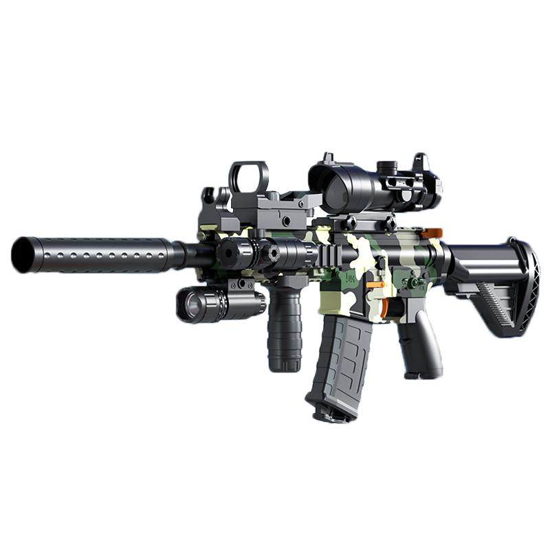 m416软弹枪电动连发软弹枪儿童玩具枪男孩仿真子蛋抢狙击吃鸡全套