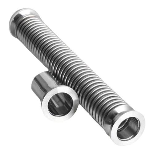 304 316L真空波纹管 快装 法兰盘可压缩伸缩管软管KF-16 氦气捡漏