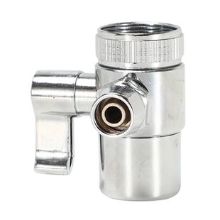 台式陶瓷过滤器家用单切阀 净水器接头2分三通球阀活接水龙头开关