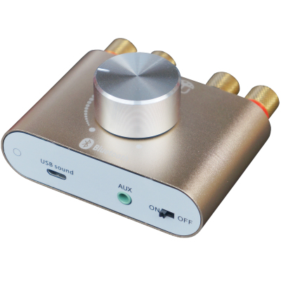 12V100W迷你蓝牙功放机2.0双声道