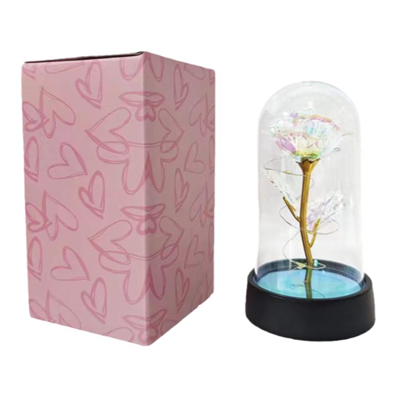 教师节礼物送女生玫瑰花小夜灯