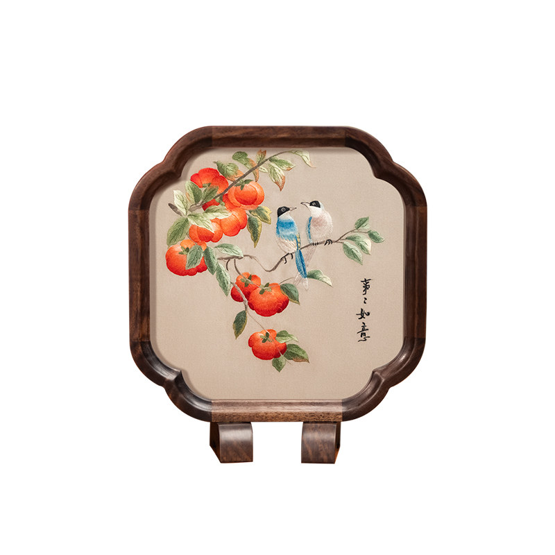 千丝画苏绣摆件非遗中式伴手礼品