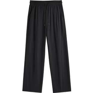 gxg.jeans男装 浅色格纹肌理垂顺宽松休闲长裤男裤薄款 25夏新品