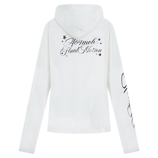 404MOB哥特风防晒罩衫女2026夏美式连帽修身薄纱透气长袖T恤上衣