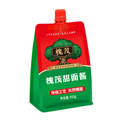槐茂450g袋装甜面酱厂家发货