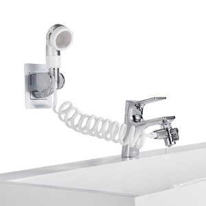 洗脸池水龙头外接洗头花洒家用小号喷头一分二出水面盆延伸器套装