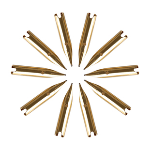 通用钢笔尖头适用英雄替换暗尖美工弯尖小学生用0.38笔头hero配件