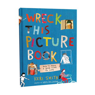 【现货】Wreck This Picture Book，毁掉这本绘本 英文原版图书籍进口正版