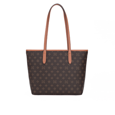 稻草人复古老花大容量托特包