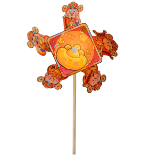 2026马年手工旋转风车灯笼新年非遗PVC古风灯笼花灯儿童过年春节