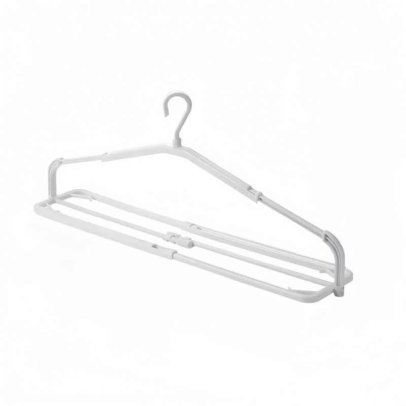 3D折叠多层伸缩晾衣架家用阳台防滑毛巾浴巾便携出差旅行可晾晒架