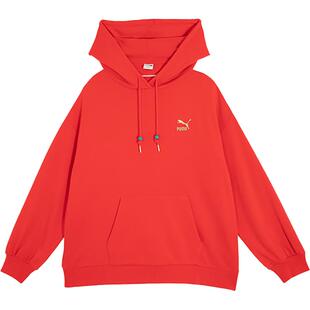 Puma/彪马正品春季女士连帽休闲运动针织长袖卫衣627269-11