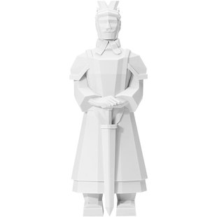 原创设计秦俑兵马俑砂岩装饰摆件样板房家居家居软装配饰玄关装饰