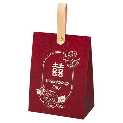 结婚喜糖盒子高级感伴手礼盒