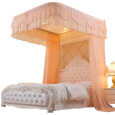 u型导轨蚊帐轨道支架公主风双人