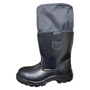 油田专用劳保鞋防砸防刺穿高筒高帮牛皮防滑防静电中石油油田靴子