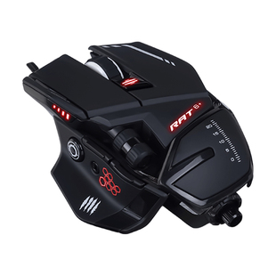 美加狮RAT6+游戏电竞有线机械鼠标带配重RGB电脑吃鸡赛钛客