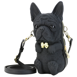 Adamo 3D Bag法国斗牛犬单肩包法斗老虎狗斜挎包可爱动物手拎女包