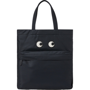 【折扣】Anya Hindmarch女士皮革边饰软壳面料单肩包