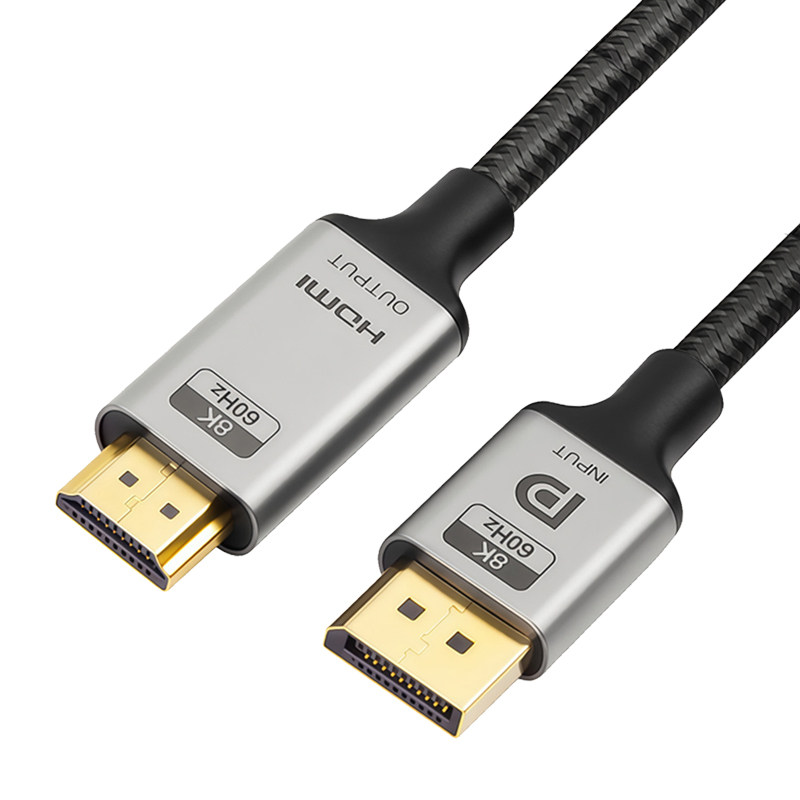 【主动式】DP转hdmi线2.1高清8K电脑主机笔记本dp1.4连接显示器屏