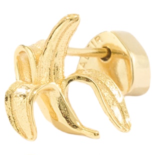 XTASTE Alfir 水果系列梨香蕉樱桃蓝莓耳钉原创设计时尚通勤高级