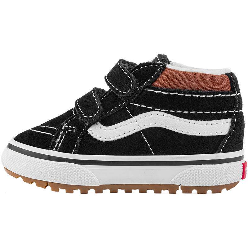 Vans范斯童鞋官方 MTE SK8-Mid Reissue V黑色户外加厚小童登山鞋