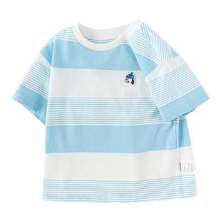 巴拉巴拉男童短袖T恤儿童纯棉速干半袖宝宝打底衫2026夏新款童装t