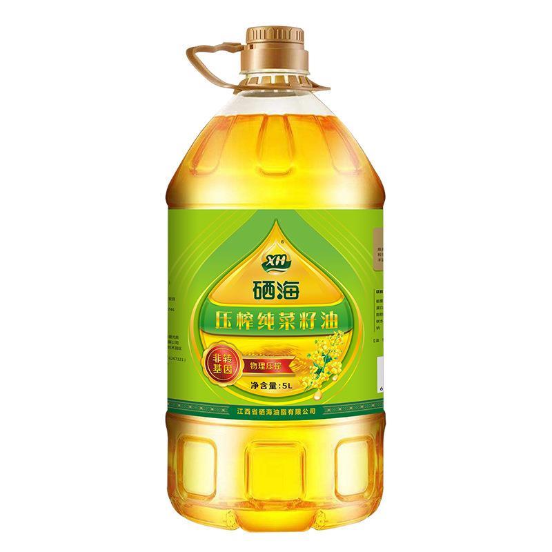 XH物理鲜榨菜籽油5L一级纯菜籽油