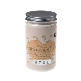 超微破壁熟白芸豆粉纯白云豆熟冲饮粉代餐即食膳食纤维 500克包邮