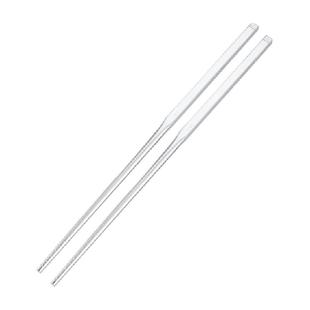 臻汇银筷子纯银家用空心银器抗菌防霉自用家用餐具送长辈高档礼品