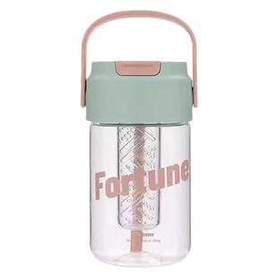 新款大容量便携茶隔水杯女生高颜值随手杯大肚吸管杯耐高温杯子