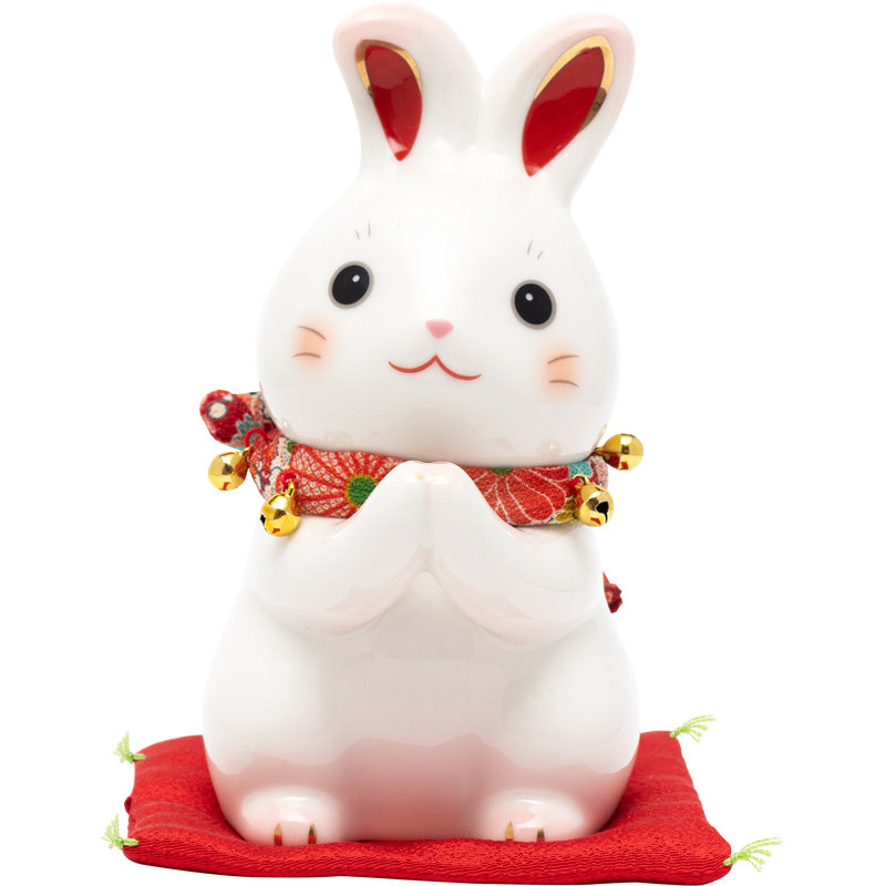 日本药师窑祈愿生肖兔子